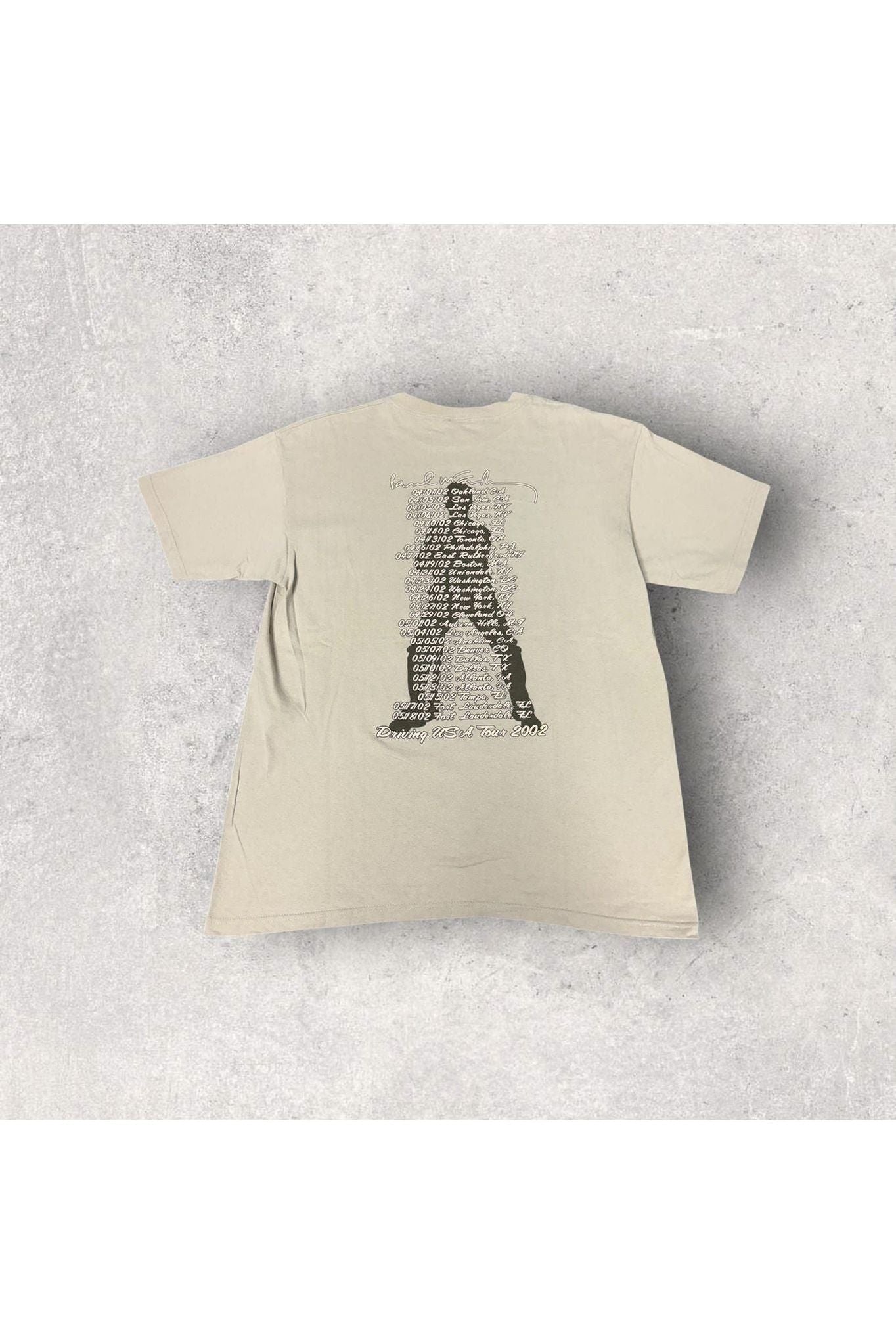 Vintage Paul McCartney 2002 Driving USA Tour Tee- L