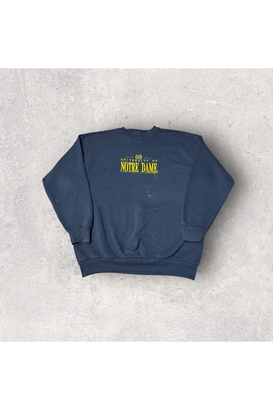 Vintage TSI University of Notre Dame Embroidered Crewneck- XL