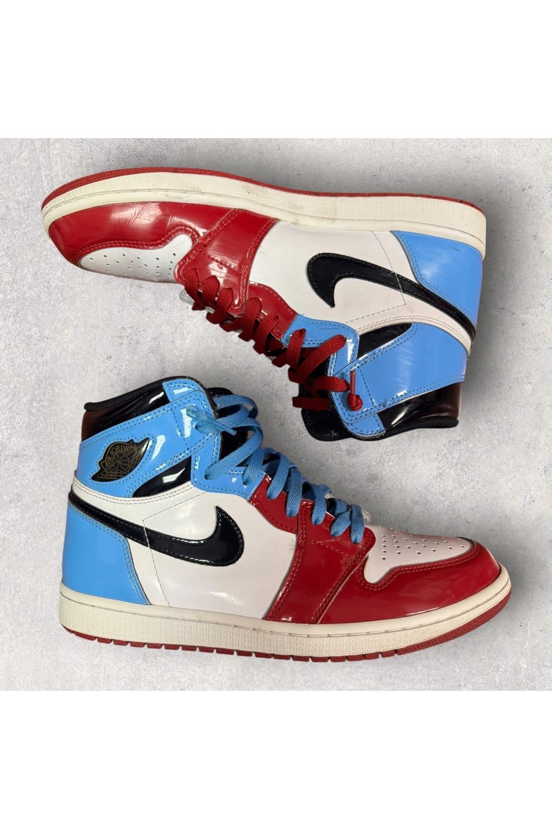 Jordan 1 Retro High Fearless UNC Chicago- SZ 10.5