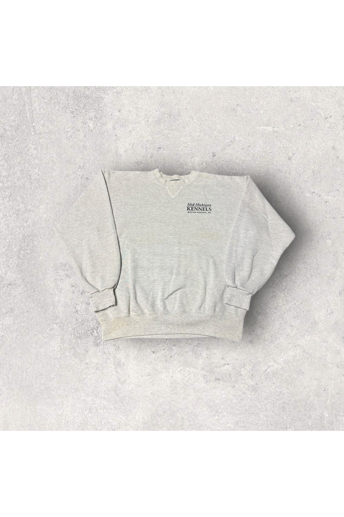 Vintage Soffe Mid-Michigan Kennels Crewneck- L