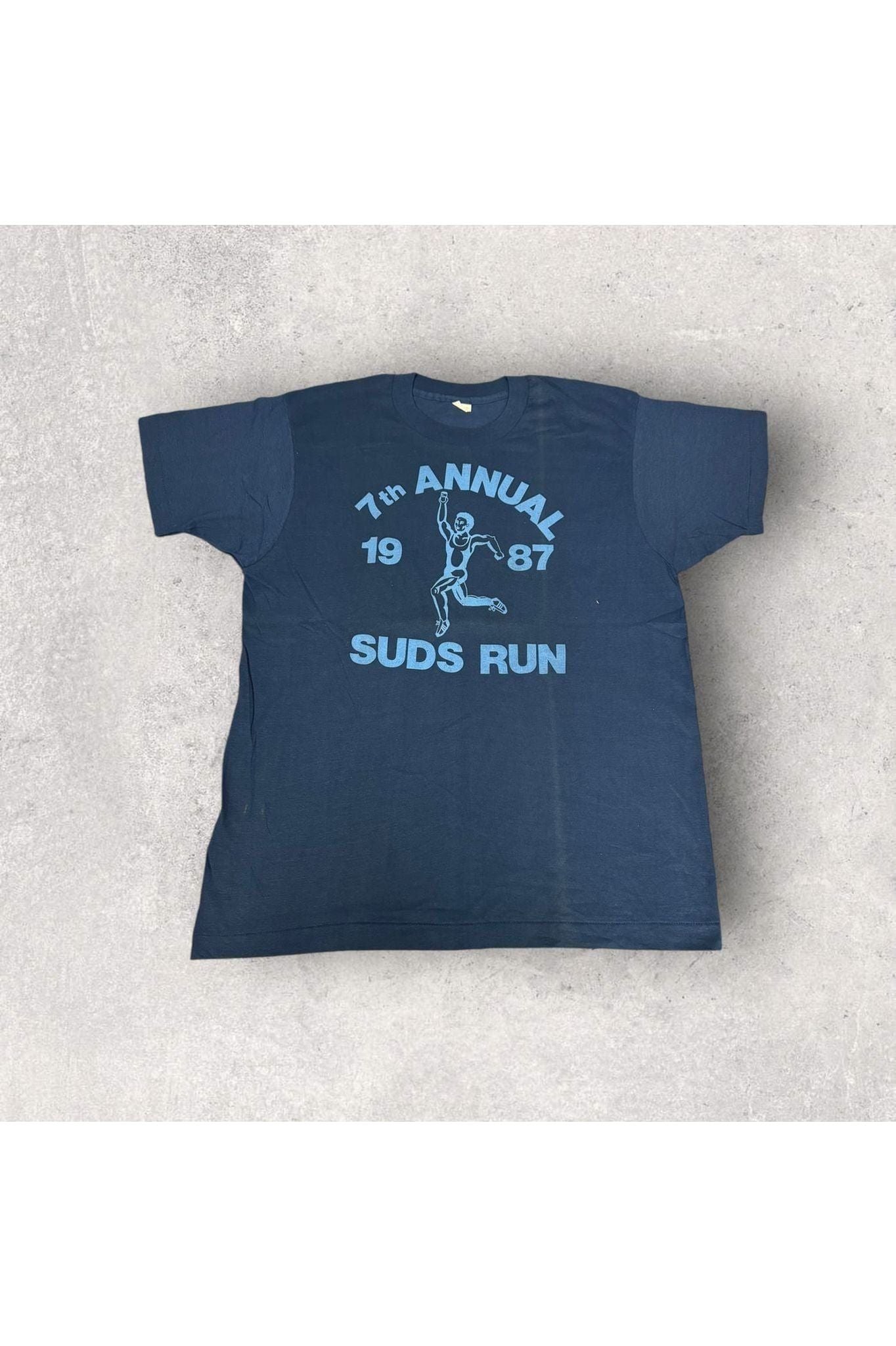 Vintage Best Screen Stars 1987 Suds Run 7th Annual Tee- XL