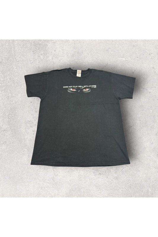 Vintage 2002 No Fear Does Not Play Well With Others Tee- XL