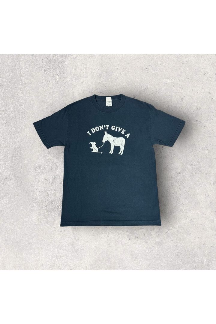 Vintage I Don't Give A Rat's Ass Tee- L