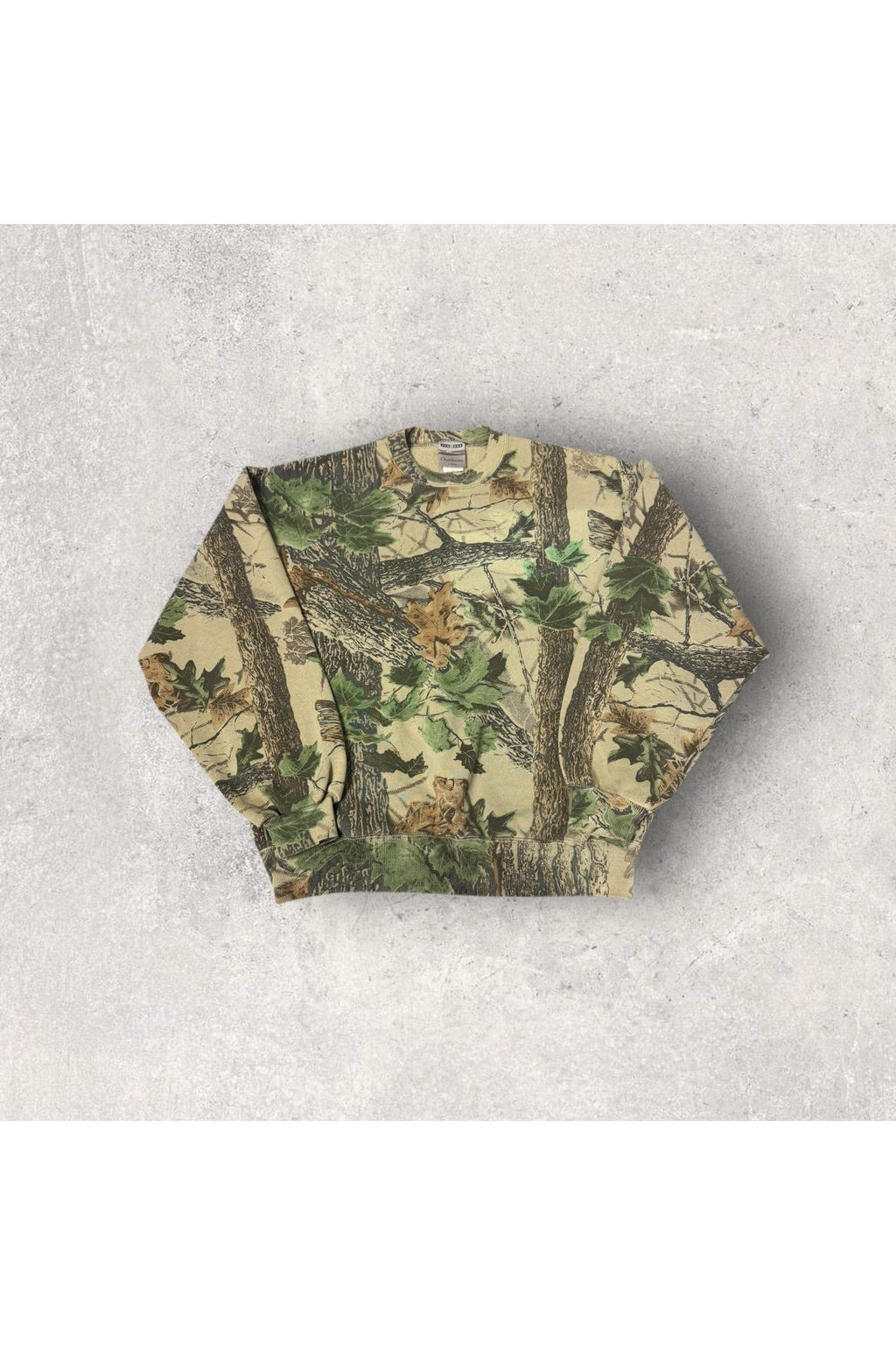 Vintage Jerzees Outdoors Real Tree Camo Crewneck- L