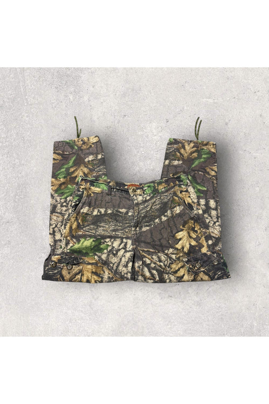Vintage Trebark Made In USA Real Tree Camo Adjustable Waist Cargo Pants- L
