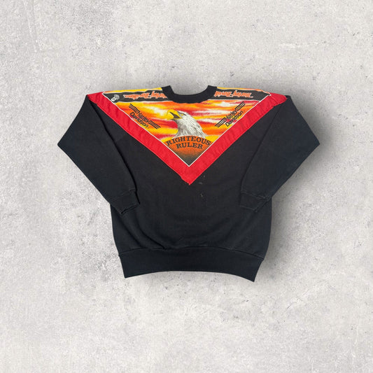 Vintage Pannill Harley-Davidson Bandana Crewneck- XL