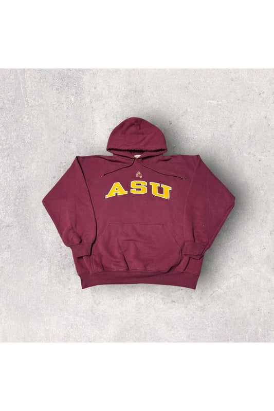 Vintage Y2K Campus Colors Arizona State University ASU Hoodie- L