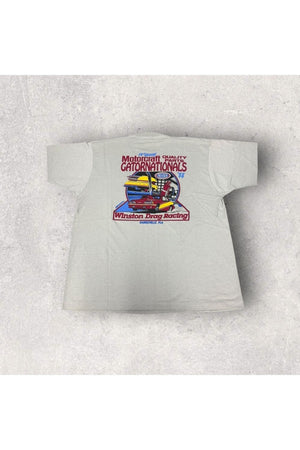 Vintage Best Screen Stars 1987 Winston Cup Finals NHRA Championship Drag Racing Tee- XL