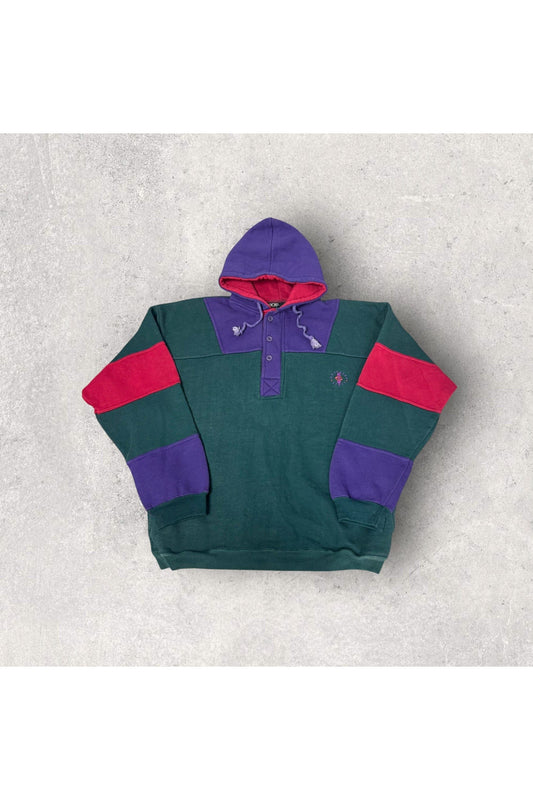 Vintage Cherokee Sport Embroidered Hoodie- L
