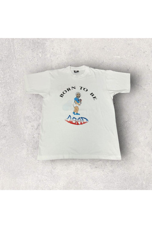Vintage Single Stitch Best Screen Stars Grateful Dead Born To Be Dead Tee- L