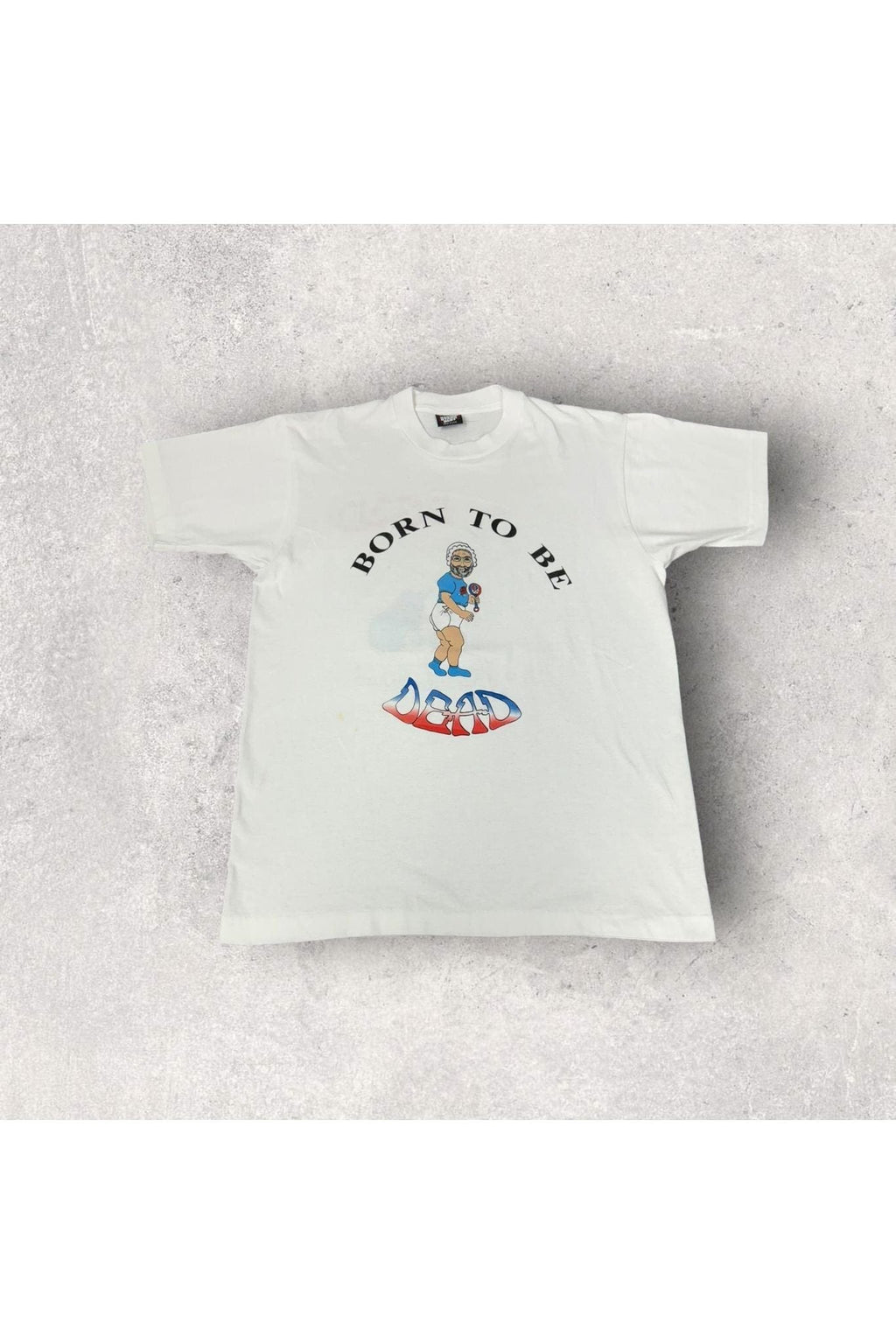 Vintage Single Stitch Best Screen Stars Grateful Dead Born To Be Dead Tee- L