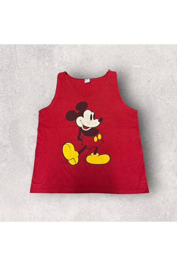 Vintage Disney Character Fashions Made In USA Mickey Mouse Tank- XL