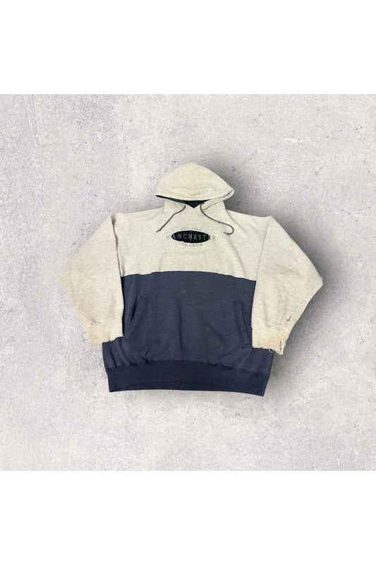 Vintage Jansport Manchester College Embroidered Hoodie- XL