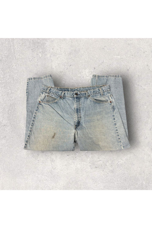 Vintage Made In USA Orange Tab Levis 505 Jeans- SZ 38 x 34