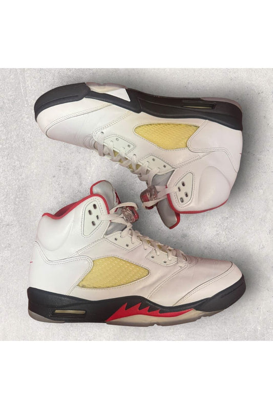 Jordan 5 Retro Fire Red Silver Tongue (2020)- SZ 11.5