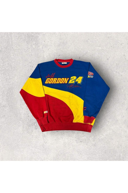 Vintage Chase Authentics Jeff Gordon Embroidered NASCAR Crewneck- M