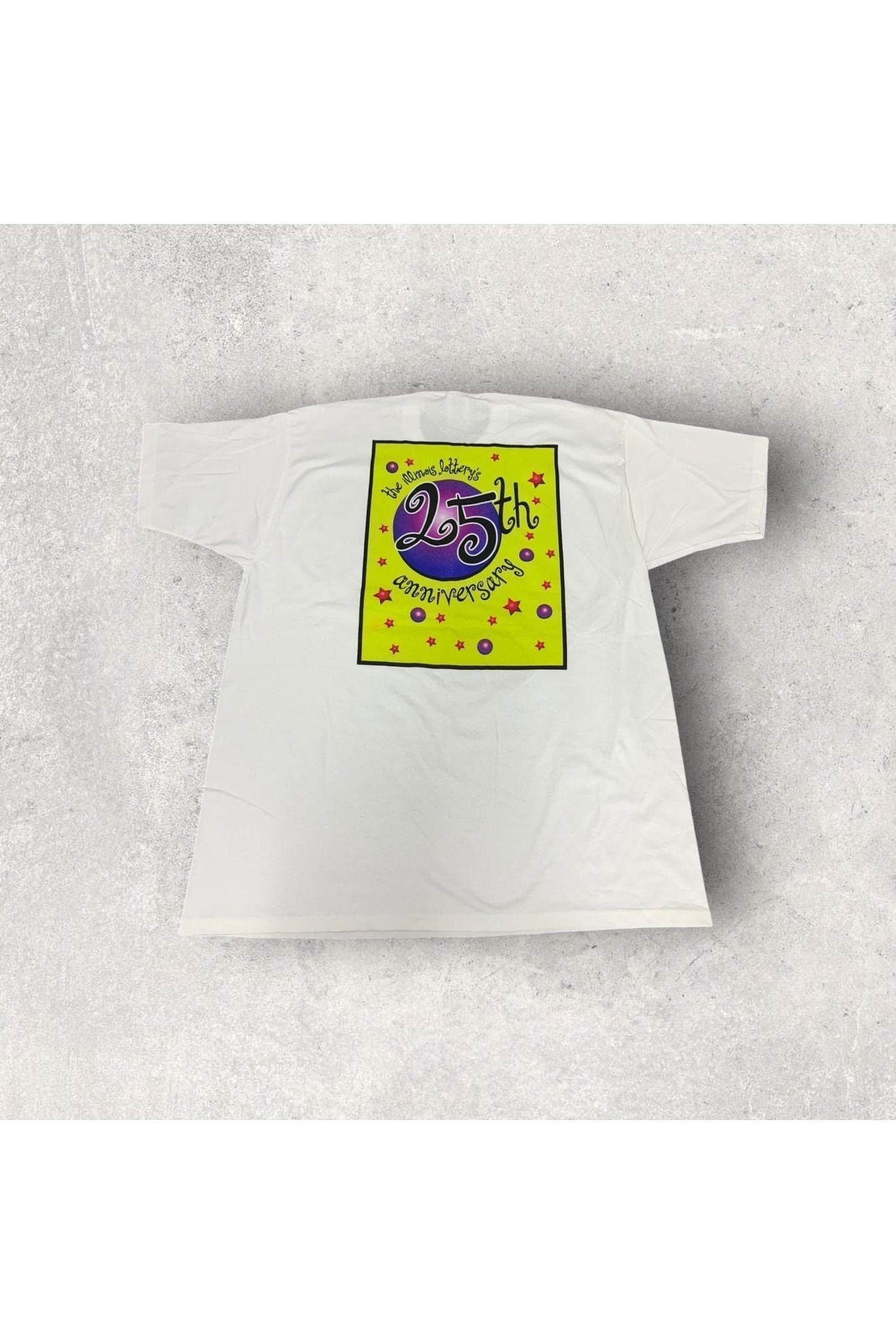 Vintage Illinois Lottery 25th Anniversary Tee- XL