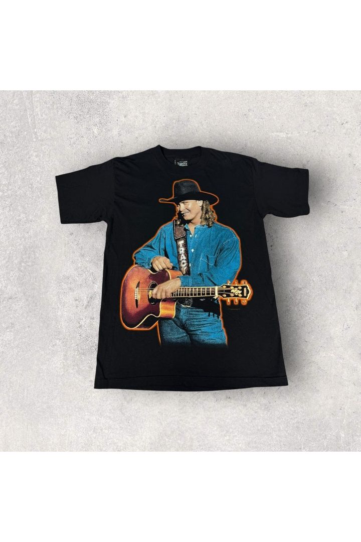 Vintage Trinity Products 1996 Tracy Lawrence Stars Over Texas Tee- L