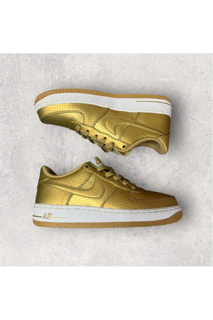Nike Air Force 1 Low LV8 GS 'Gold'- SZ 5Y