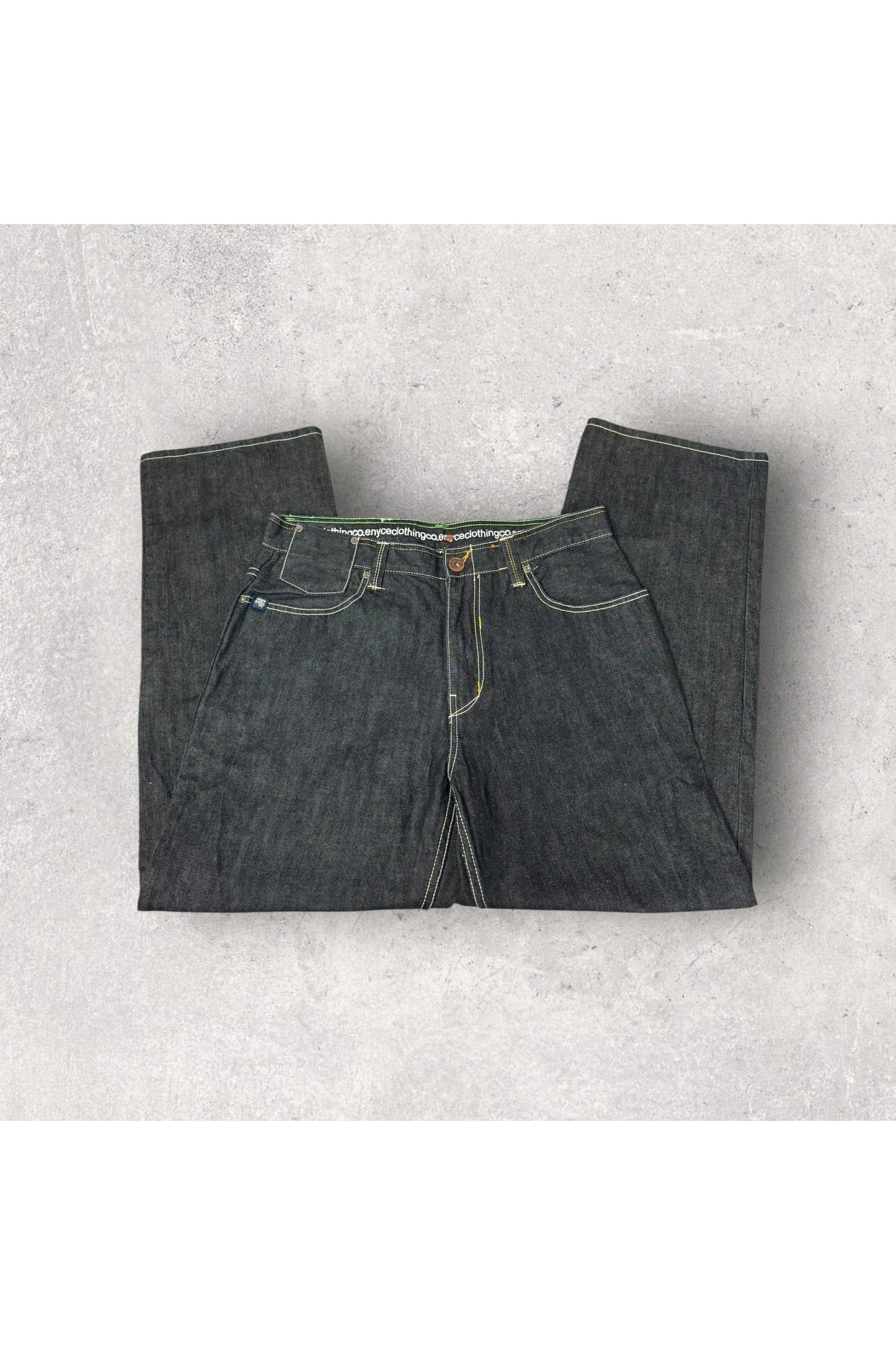 Vintage Y2K Enyce Clothing Co. Embroidered Jeans- SZ 34 x 32