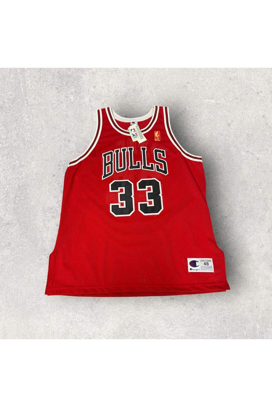 Vintage Deadstock Scottie Pippen NBA 50th Anniversary Gold Jersey- SZ 48