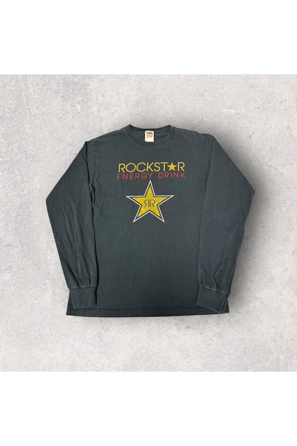 Vintage 2000s Rock Star Energy Drink Long Sleeve- M