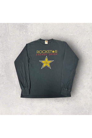Vintage 2000s Rock Star Energy Drink Long Sleeve- M