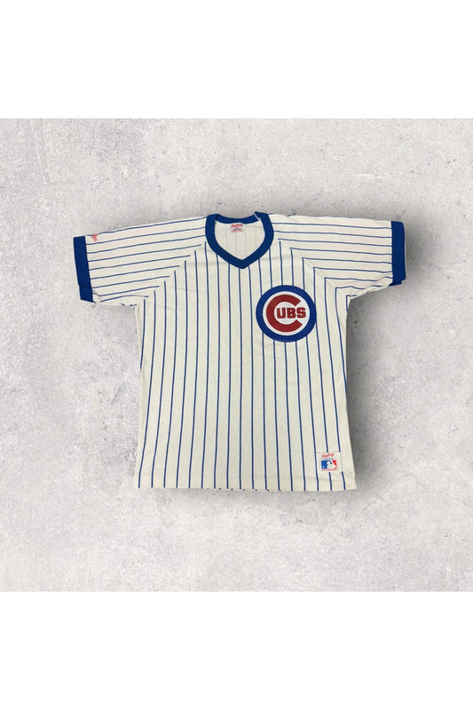 Vintage Rawlings Made In USA Chicago Cubs Baseball Jersey- M