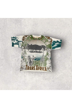 Vintage Single Stitch Century Forests Africa All Over Print Tee- L/XL