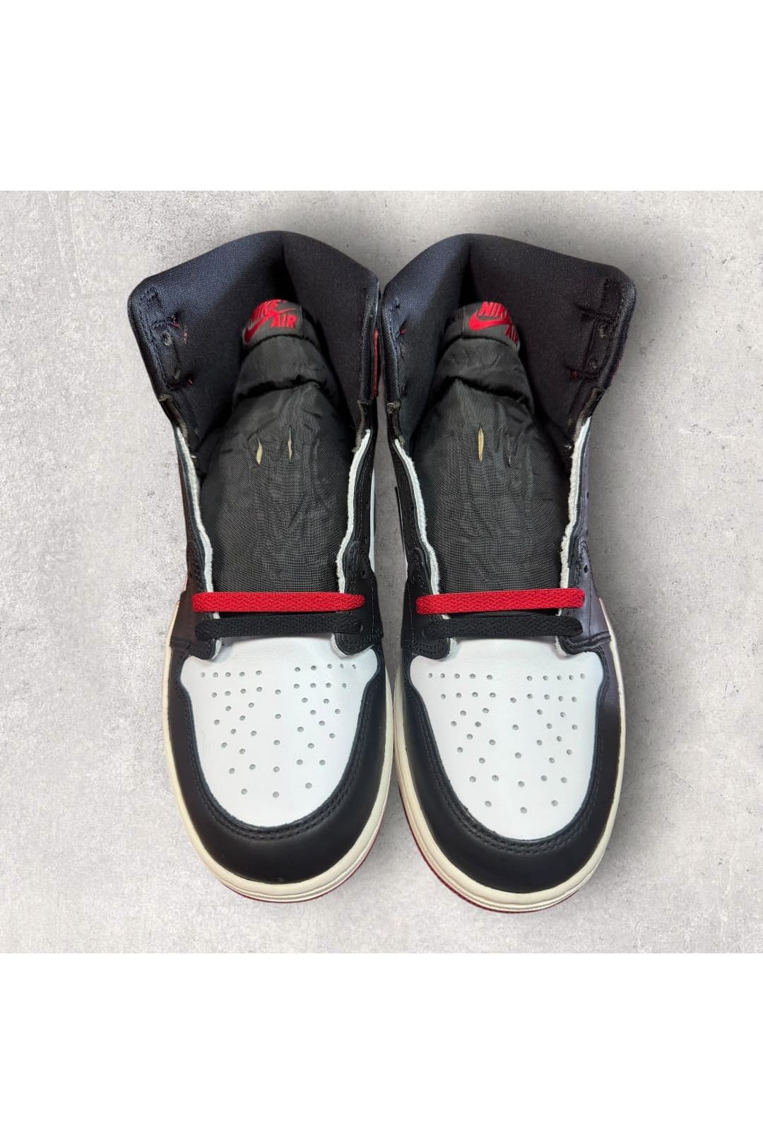 Jordan 1 Retro High OG Black Toe Reimagined- SZ 9.5