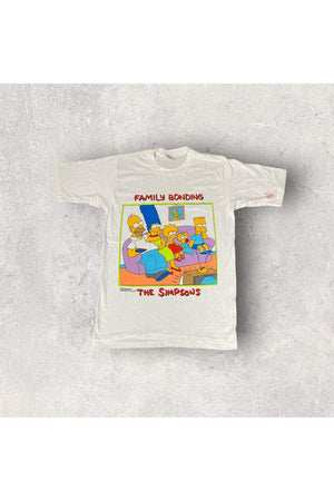 Vintage Deadstock 1989 The Simpsons Family Bonding Promo Tee- L
