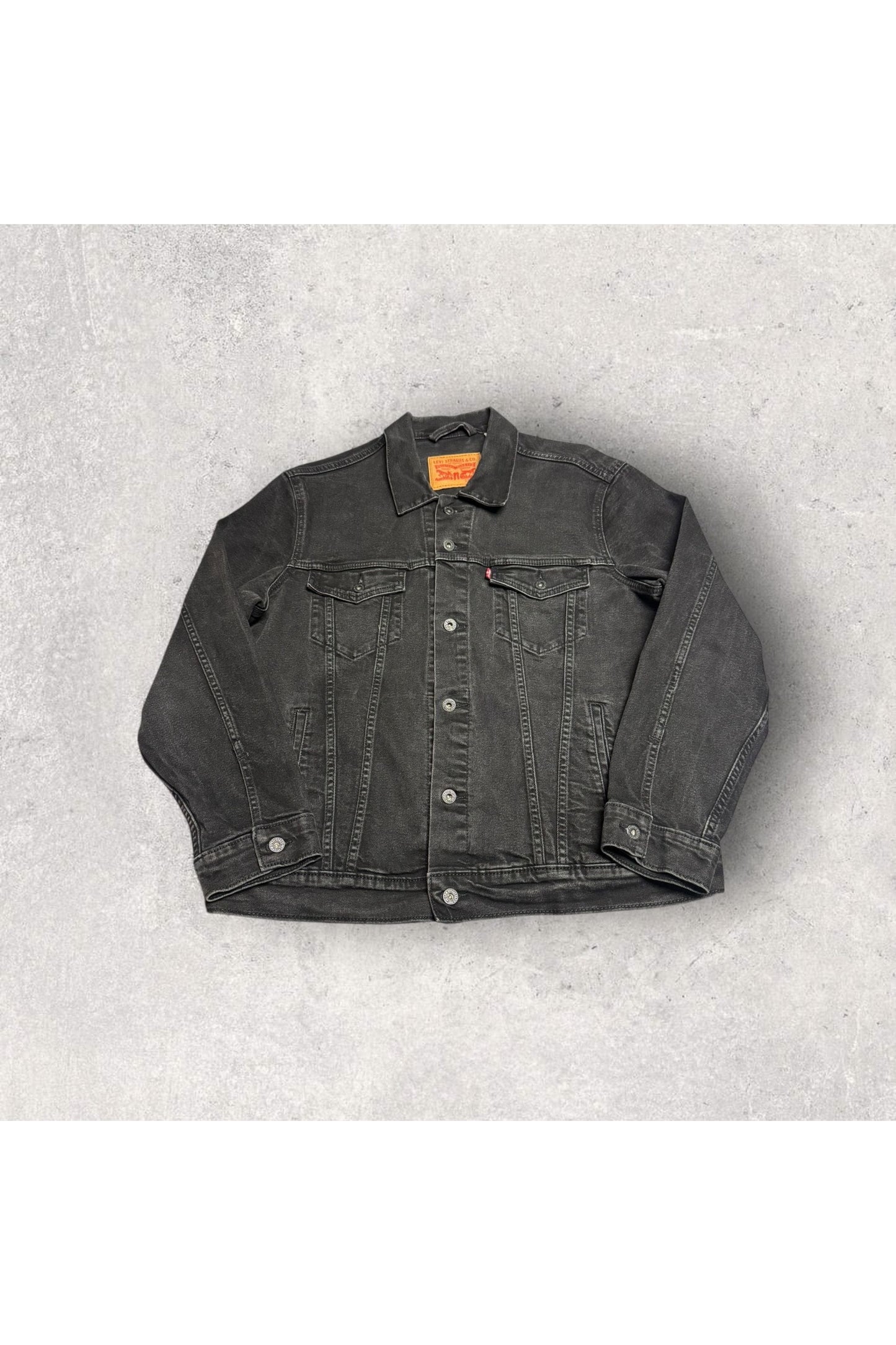 Levi's Black Denim Jacket- XL