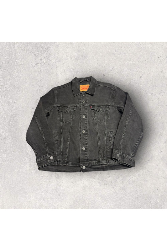 Levi's Black Denim Jacket- XL