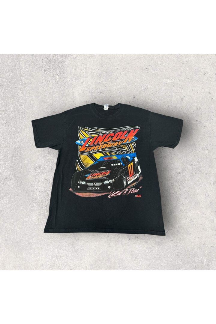 2007 Lincoln Speedway Gettin It Done Racing Tee- L