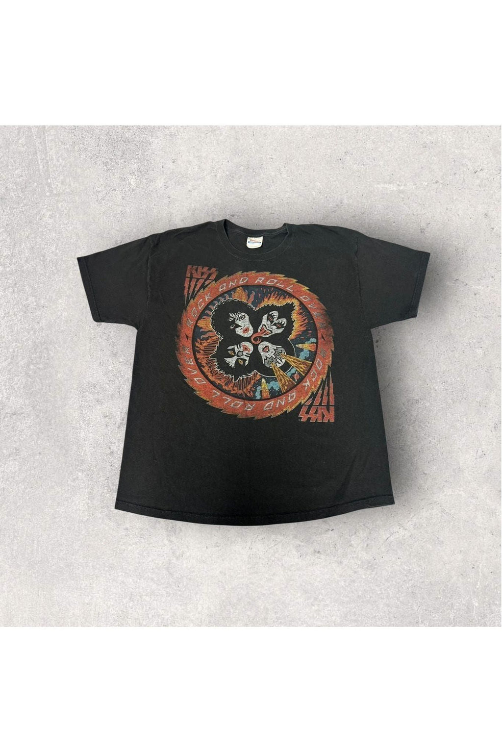 Vintage Y2K KISS Rock And Roll Over Tee- XL