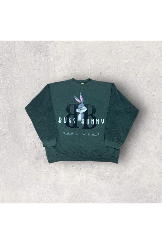 Vintage H.L. Miller Gold 1994 Bugs Bunny Hare Wear Crewneck- L