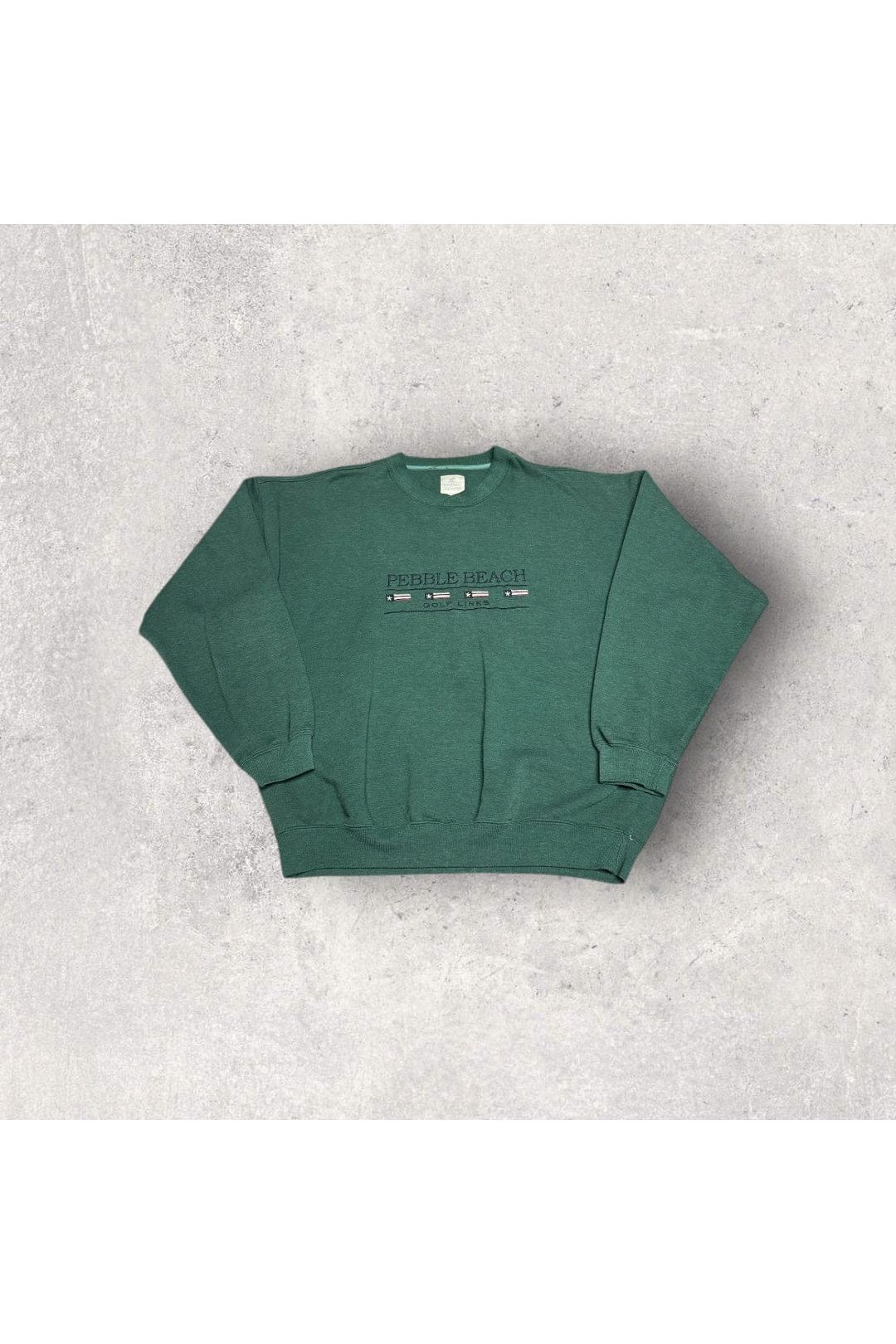 Vintage Pebble Beach Embroidered Crewneck- L