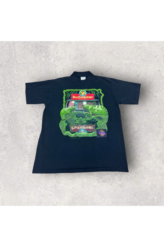 Vintage Wild Oats Made In USA 1997 Budweiser Frogs Touchtone Interactive Single Stitch Tee- XL