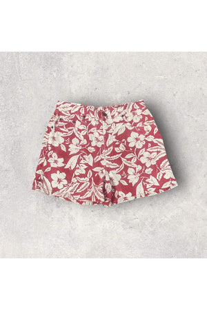 Vintage Bill Blass Floral Print Jean Shorts- SZ 12