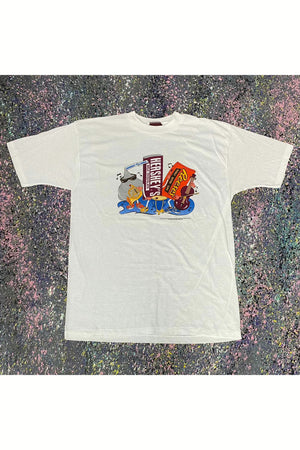 Vintage 1990 Hershey's Candy Promo Tee- L
