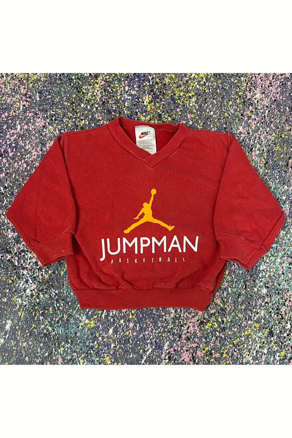 Vintage 90s Nike Jumpman Basketball Jordan Crewneck- 3T