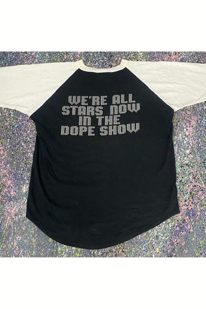 Vintage Winterland Marilyn Manson Dope Show 3/4 Sleeve Tee- L