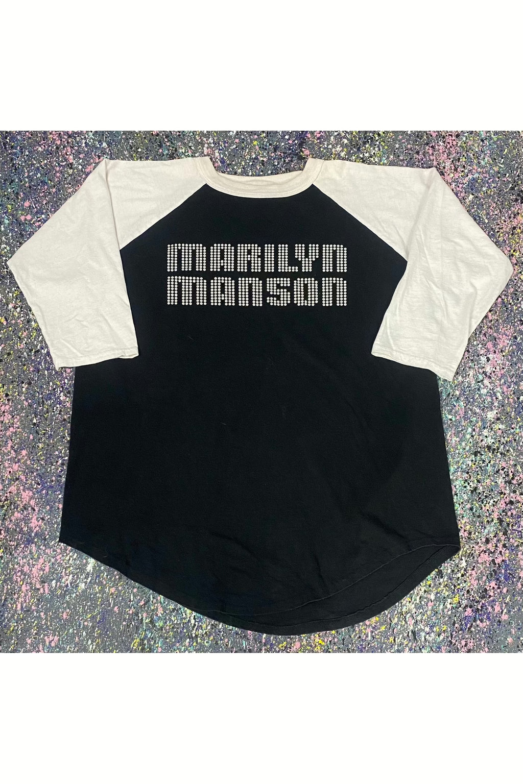 Vintage Winterland Marilyn Manson Dope Show 3/4 Sleeve Tee- L