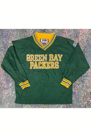 Vintage Pro Line By Champion Green Bay Packers Pullover Windbreaker- XL