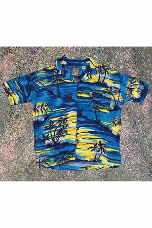 Vintage Pineapple Connections Hawaiian Shirt- M