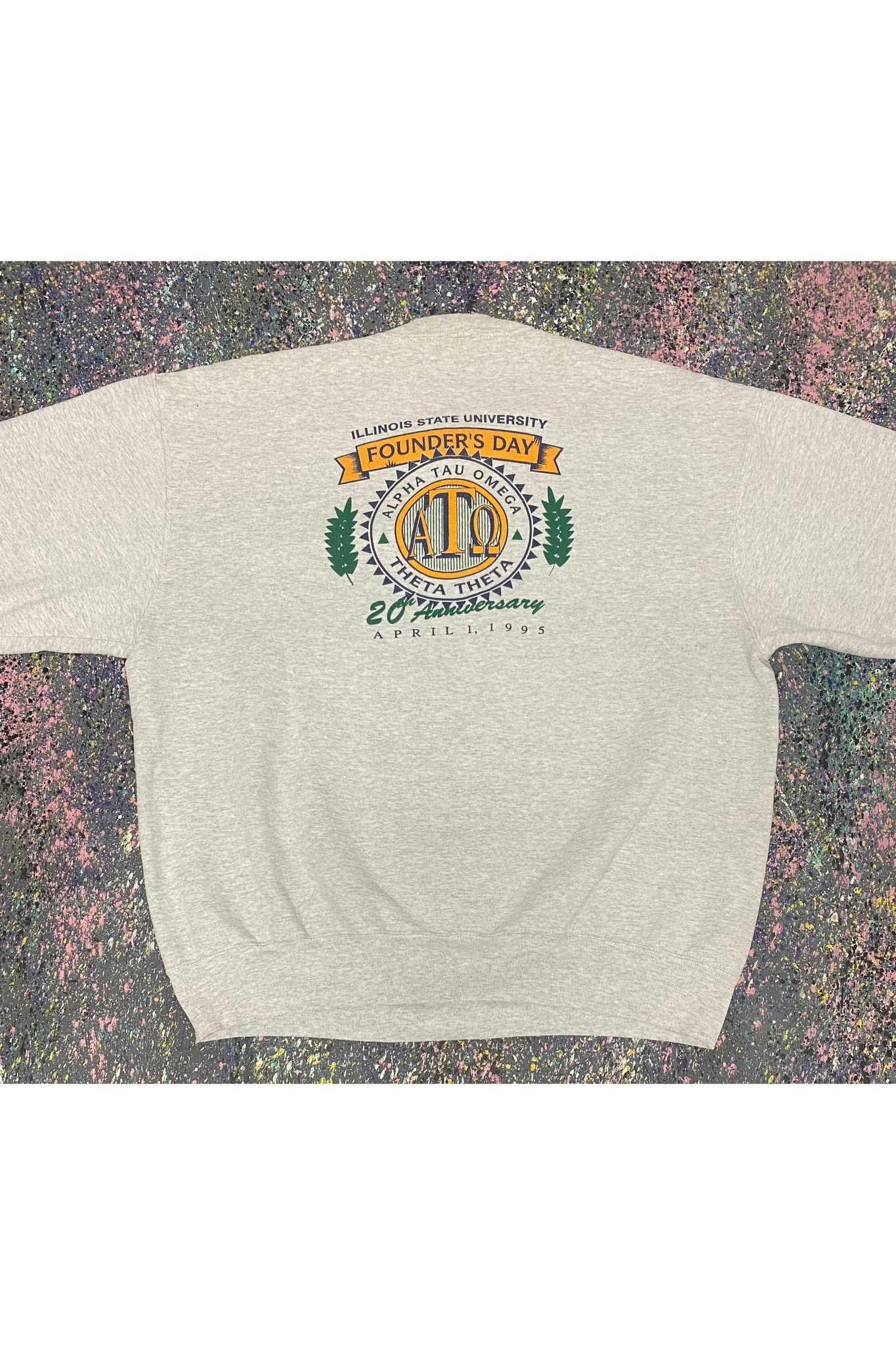 Vintage ISU 1995 Founders Day 20th Anniversary Formal Crewneck- XXL
