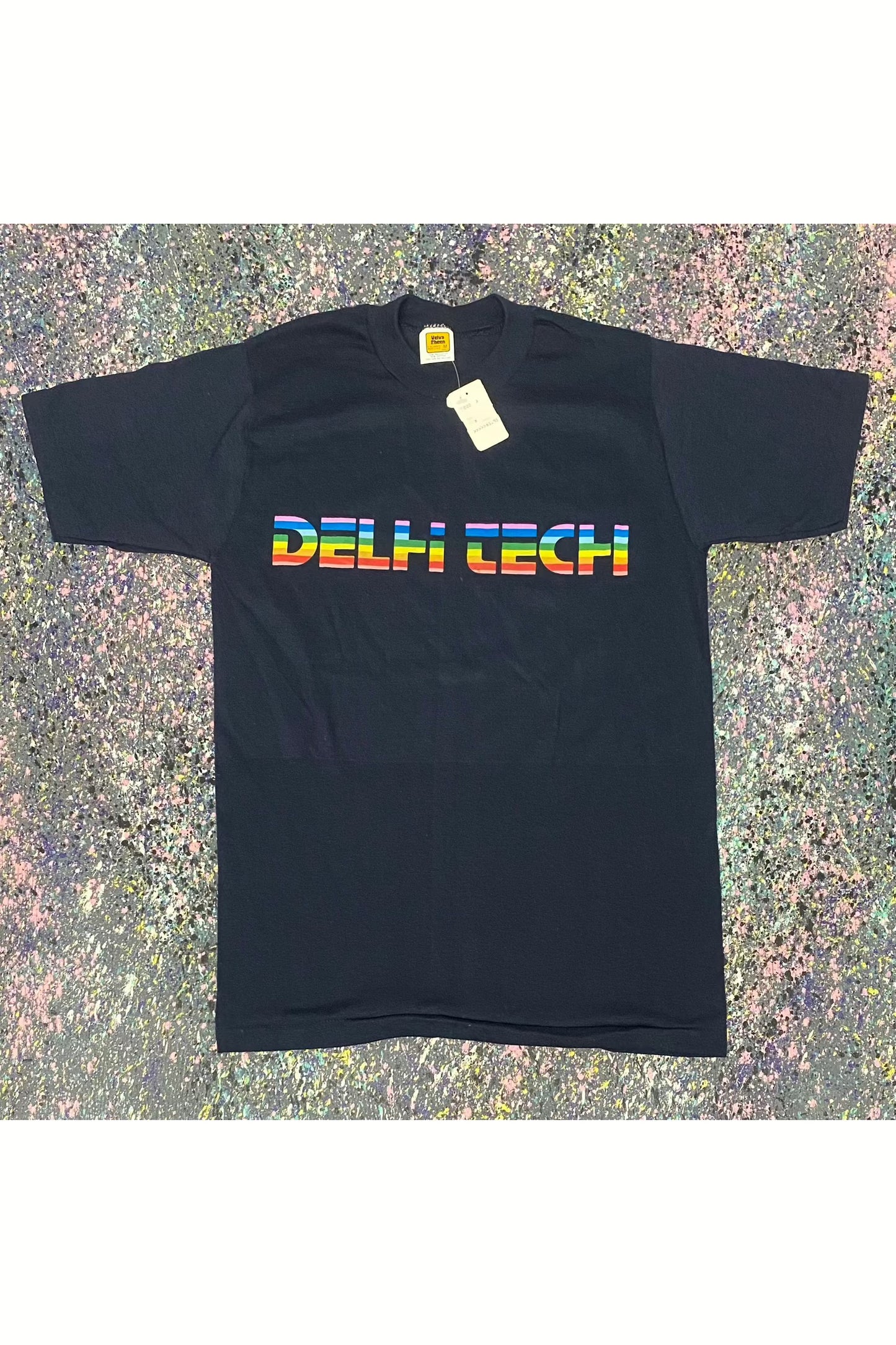 Vintage Deadstock Single Stitch Velva Sheen Delhi Tech Tee- M