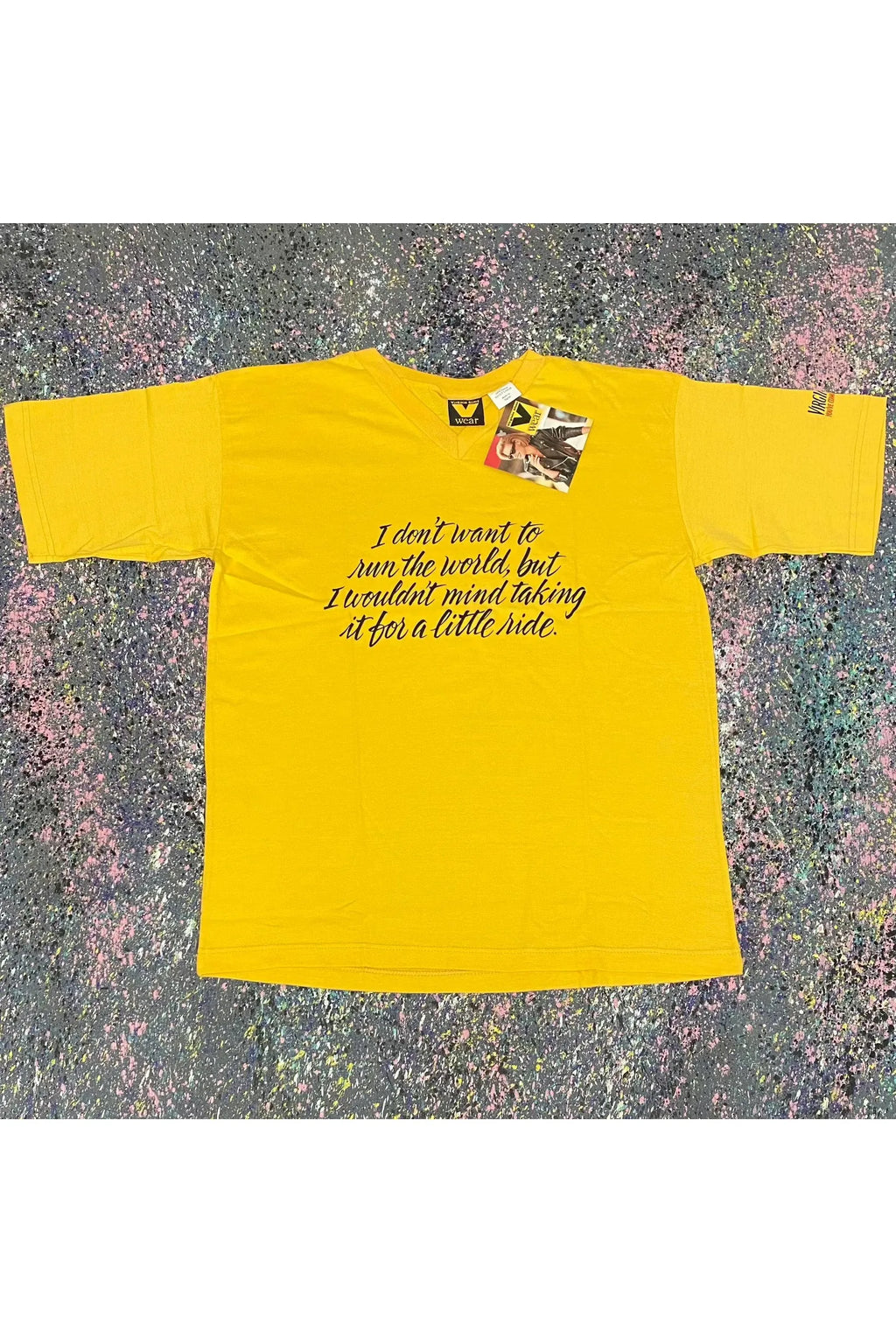 Vintage Deadstock 1992 Virginia Slims I Don't Want To Run The World Tee- L