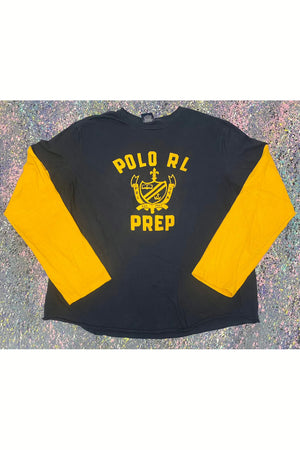 Vintage Polo Sport Polo R.L. Prep Long Sleeve Shirt- XXL