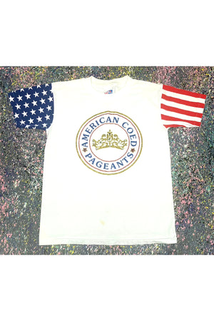 Vintage Single Stitched American Coed Pageants Tee- YTH L (14-16)